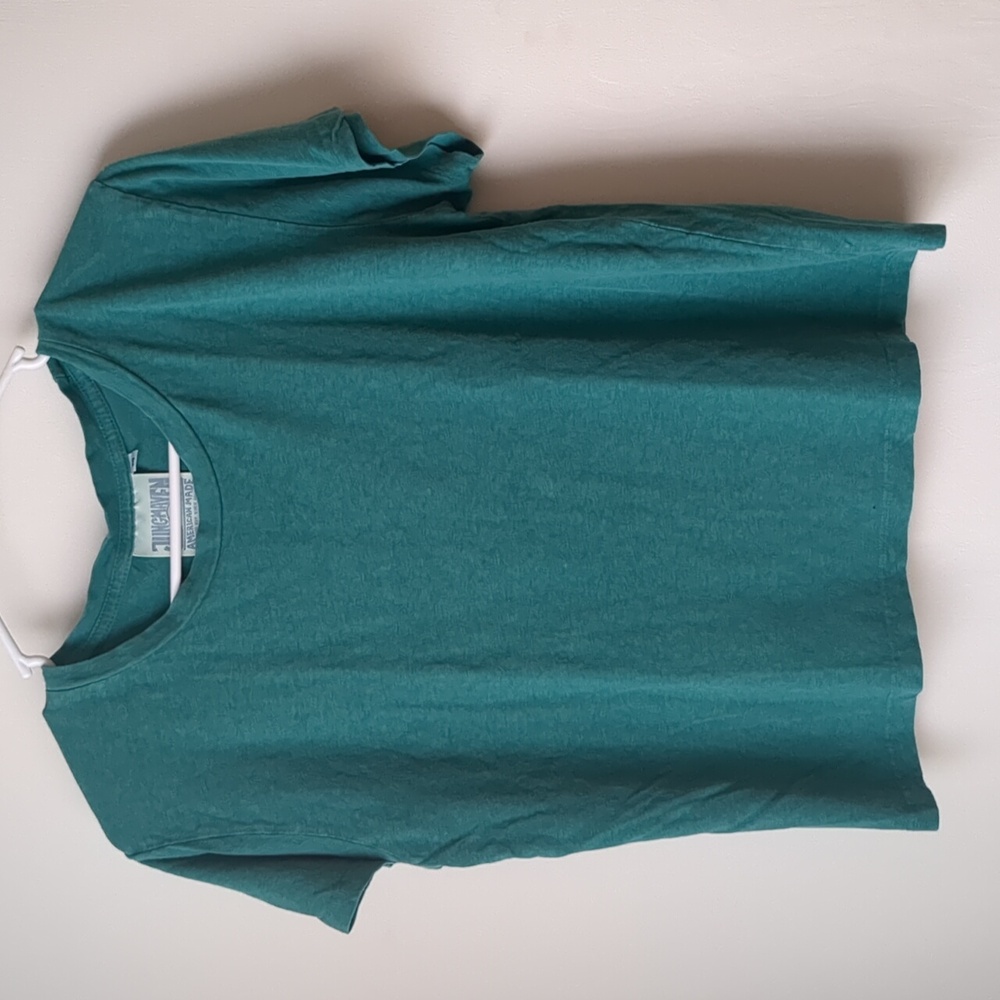 Jungmaven cropped Lorel tee - Ivy Green - sz M